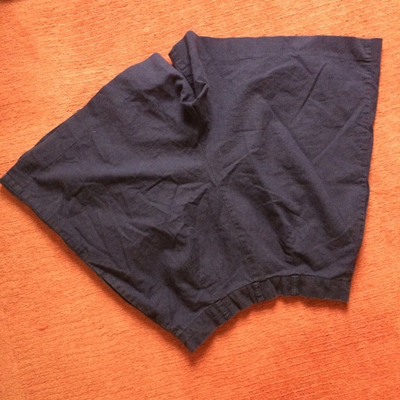 Vintage Blue Cotton Shorts - Picture 2 of 8